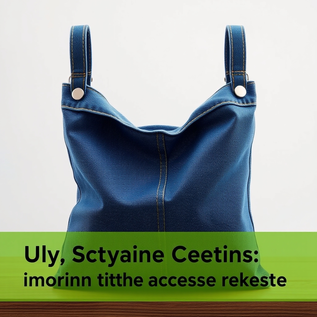 DIY Projects: Upcycling Denim into Handy Accessories