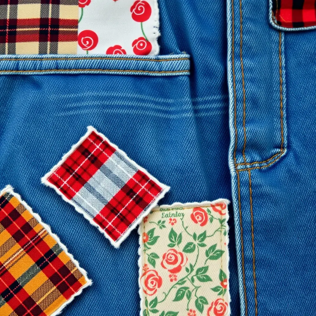 Patchwork with Contrast Fabrics